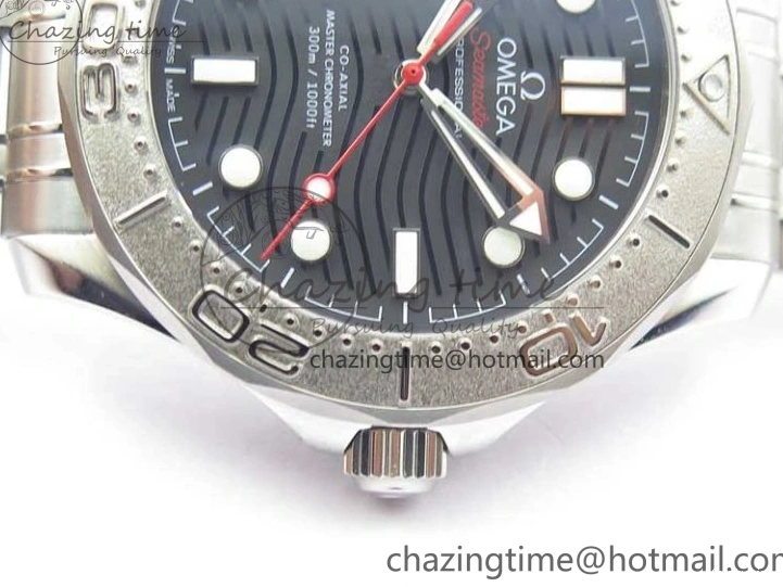 1227 Snug Seamaster Diver 300M Nekton VSF 1:1 Best Edition Black Dial on SS Bracelet A 7888